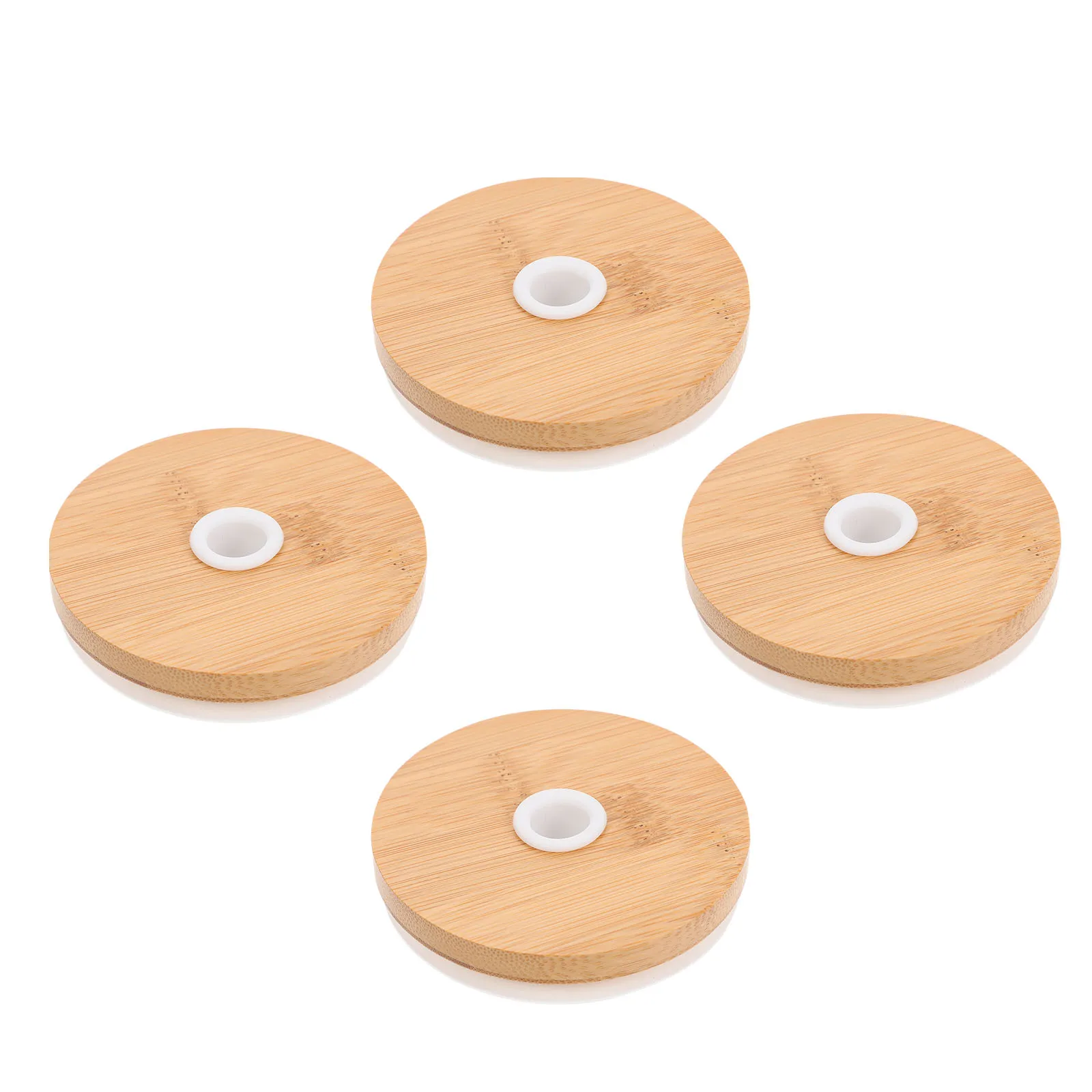 4Pcs MasonJarCaps BambooMaterial SiliconeRing AirtightSeal WideMouth Reusable PracticalLids StorageTanks StrawHole Beverages
4Pcs MasonJarCaps BambooMaterial SiliconeRing AirtightSeal WideMouth Reusable PracticalLids StorageTanks StrawHole Beverages