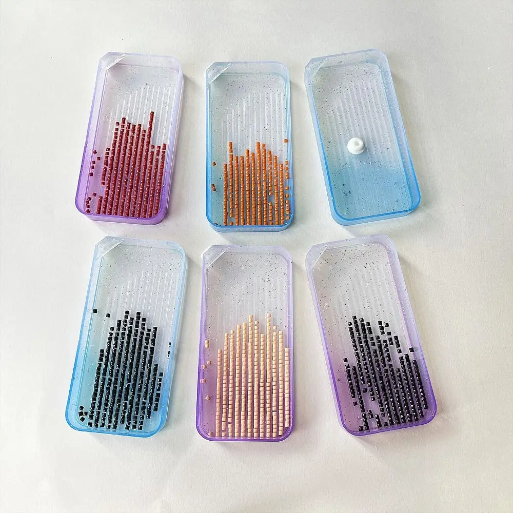 4/7/13Pcs DIY Craft Gradient Diamond Painting Trays Embroidery Large Capacity Drill Storage Container with Stopper Plastic
4/7/13Pcs DIY Craft Gradient Diamond Painting Trays Embroidery Large Capacity Drill Storage Container with Stopper Plastic