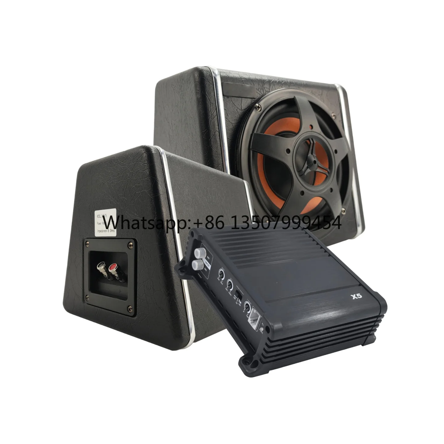 Car 6-inch Wooden Box Passive Subwoofer Lossless Bass Upgrade Full Set with Single-Channel Amplifier & Audio Cables
Car 6-inch Wooden Box Passive Subwoofer Lossless Bass Upgrade Full Set with Single-Channel Amplifier & Audio Cables