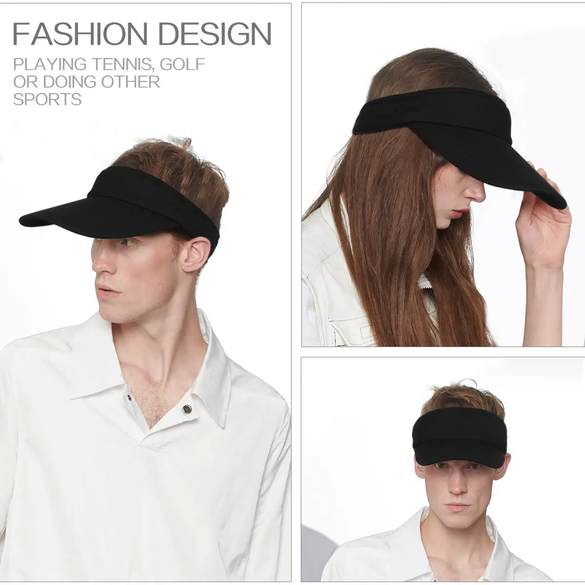 Visor Caps Sports Cap Hats for Men Women Adjustable Strap UV Protection Lightweight Durable Summer Hat
Visor Caps Sports Cap Hats for Men Women Adjustable Strap UV Protection Lightweight Durable Summer Hat