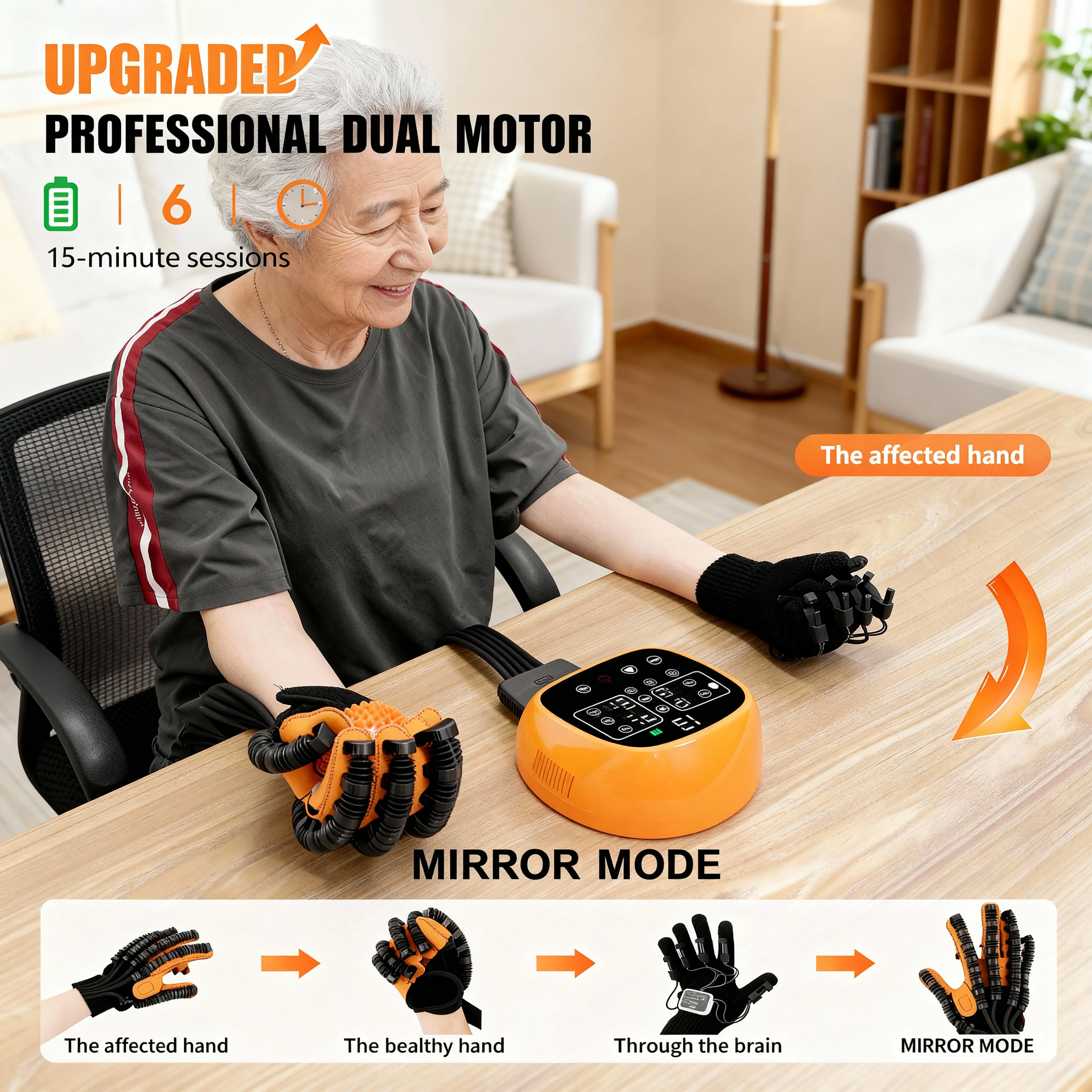 Роботизированные перчатки для реабилитации рук после инсульта, тренажер для восстановления функций пальцев при гемиплегии, устройство для реабилитационных упражнений
Роботизированные перчатки для реабилитации рук после инсульта, тренажер для восстановления функций пальцев при гемиплегии, устройство для реабилитационных упражнений