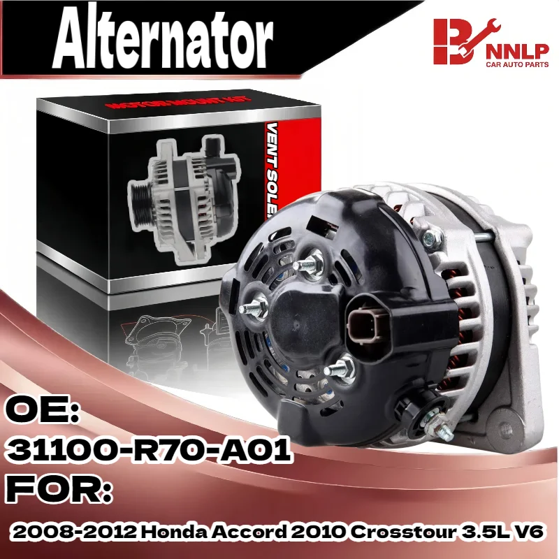 Alternator For 2008-2012 Honda Accord 2010 Crosstour 3.5L V6 11392 31100-R70-A01 
Alternator For 2008-2012 Honda Accord 2010 Crosstour 3.5L V6 11392 31100-R70-A01
