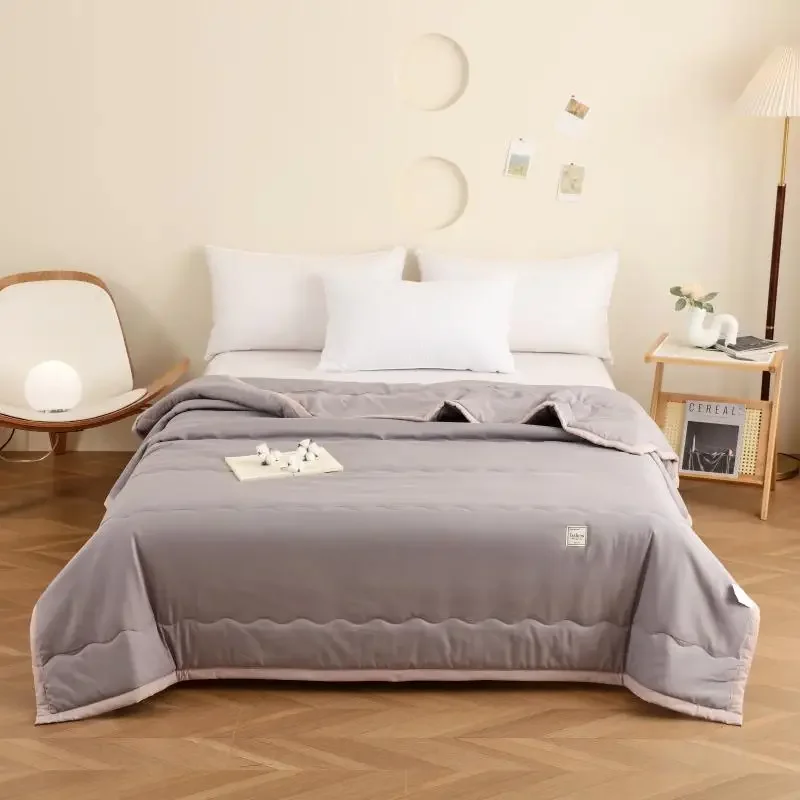 A blue summer quilt, simple home style washed cotton rectangle comfortable skin friendly summer quilt spring summer bedroom
A blue summer quilt, simple home style washed cotton rectangle comfortable skin friendly summer quilt spring summer bedroom
