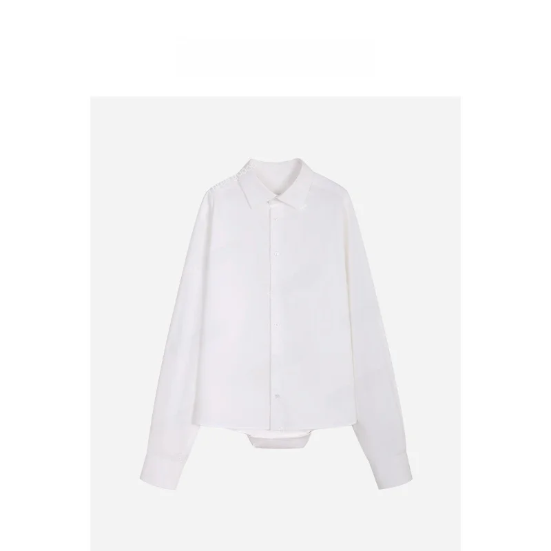 Tee Goood High Tead Count Pure Cotton Structureist irt Collared Inverted Design Casual Loose Fit Long Sve Women's irt
Tee Goood High Tead Count Pure Cotton Structureist irt Collared Inverted Design Casual Loose Fit Long Sve Women's irt