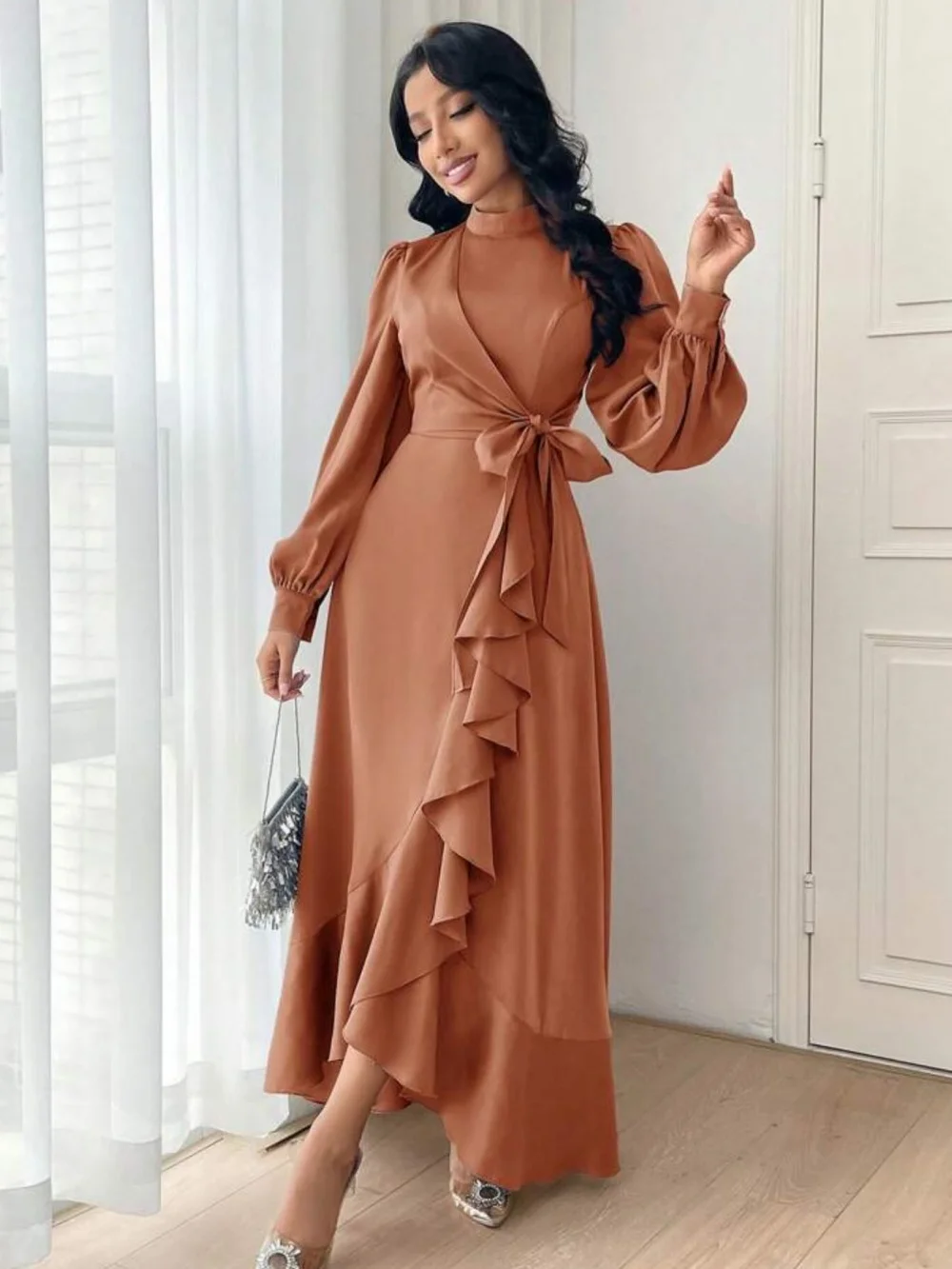 Customized Modern Style Jersey Pleat A-line High Collar Midi Dresses Evening Dresses Pastrol Unisex Chinese Style Formal Casual
Customized Modern Style Jersey Pleat A-line High Collar Midi Dresses Evening Dresses Pastrol Unisex Chinese Style Formal Casual