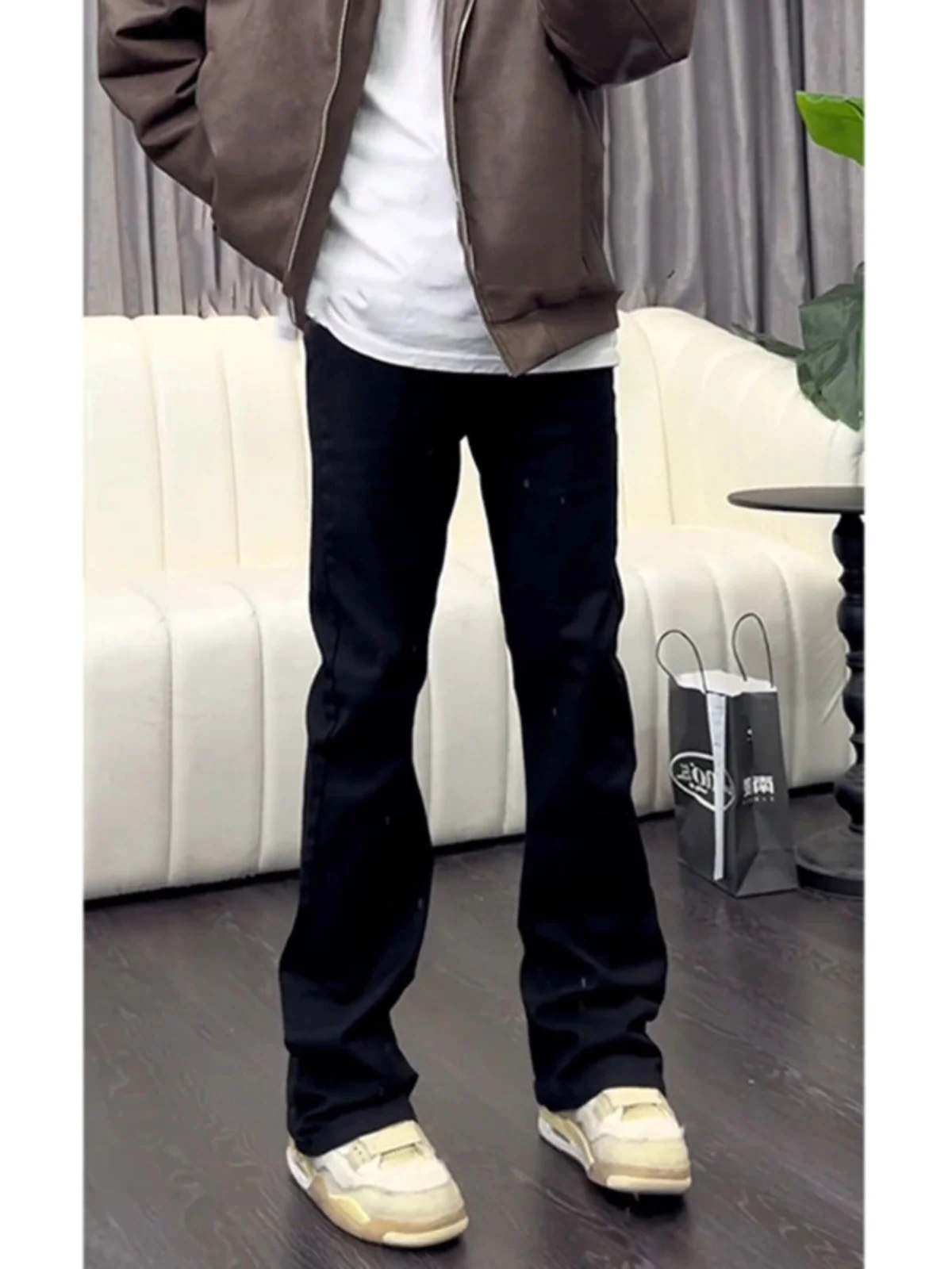 Cleanfit Black Men's Slim Fit Jeans mid Waist Long Trousers Fashion Urban Style High Street Vibe Teenager Straight Leg Jeans
Cleanfit Black Men's Slim Fit Jeans mid Waist Long Trousers Fashion Urban Style High Street Vibe Teenager Straight Leg Jeans