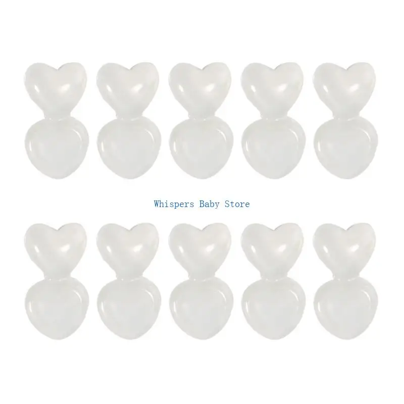 U90E 10pcs Comfortable Earring Lifters for Studs with Heart Designs Daily Use
U90E 10pcs Comfortable Earring Lifters for Studs with Heart Designs Daily Use