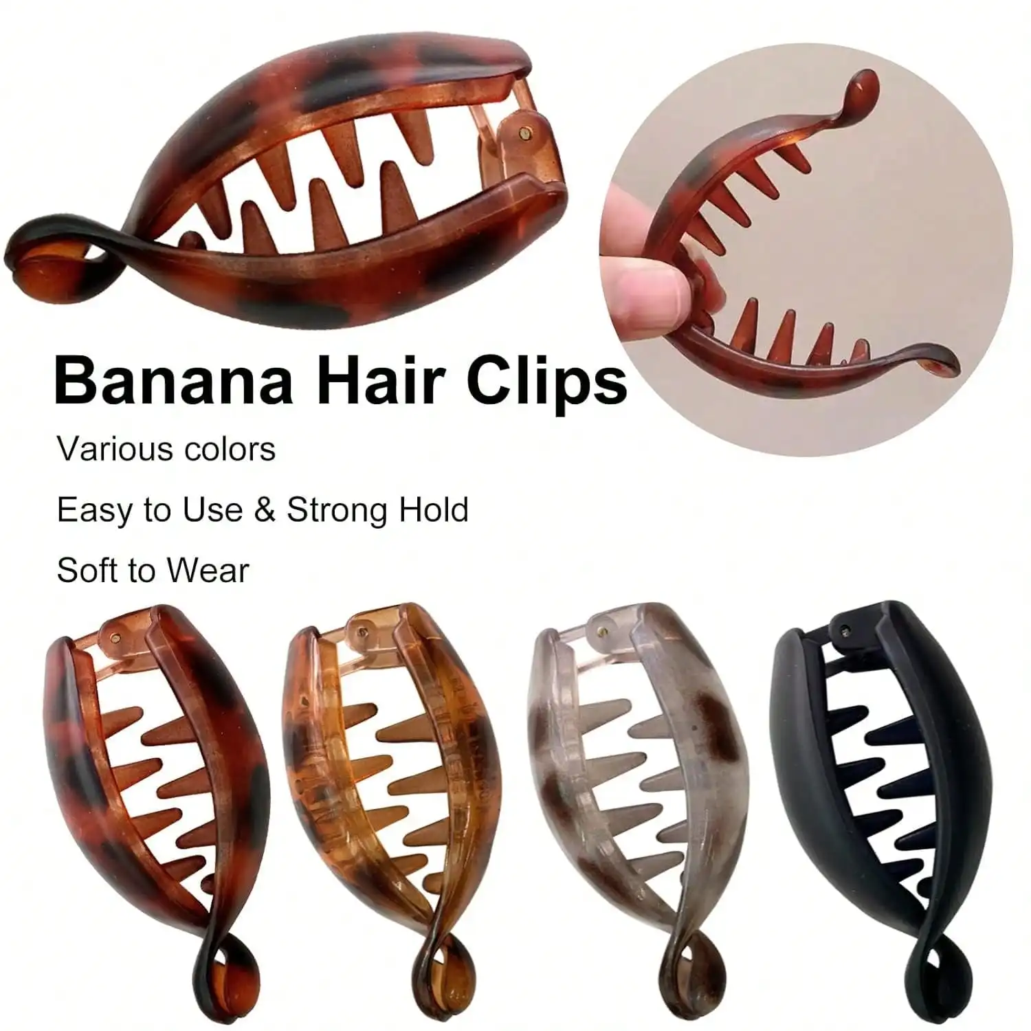 4Pcs Small Banana Clips, Banana Clip For Ponytail Hair,Hair Claw Clips,Mini Hair Jaw Clips Barrettes Styling Accessories For Women Girls Thick Thin Hair
4Pcs Small Banana Clips, Banana Clip For Ponytail Hair,Hair Claw Clips,Mini Hair Jaw Clips Barrettes Styling Accessories For Women Girls Thick Thin Hair