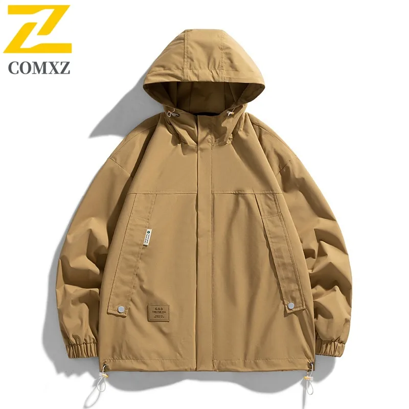 COMXZ 2025 Mens Jacket Autumn Plus Size Outdoor Lightweight Windproof Travel Camping Workwear Hooded Jacket Streetwear Outerwear
COMXZ 2025 Mens Jacket Autumn Plus Size Outdoor Lightweight Windproof Travel Camping Workwear Hooded Jacket Streetwear Outerwear