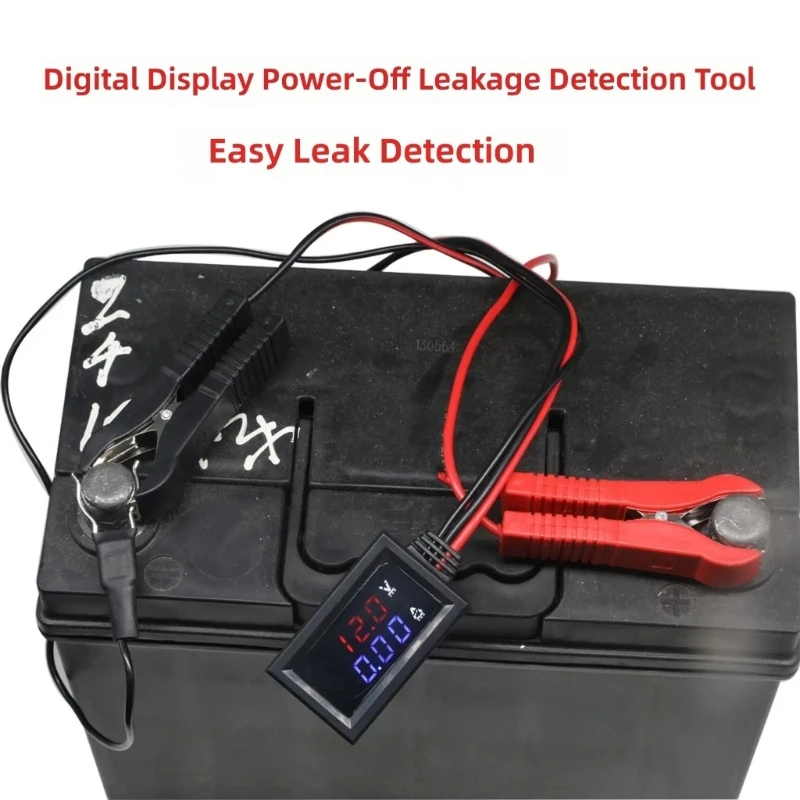 Double Display LED Car Battery Leakage Tester With Realtime Current Monitoring For Safe Automotive Electrical M4YD
Double Display LED Car Battery Leakage Tester With Realtime Current Monitoring For Safe Automotive Electrical M4YD