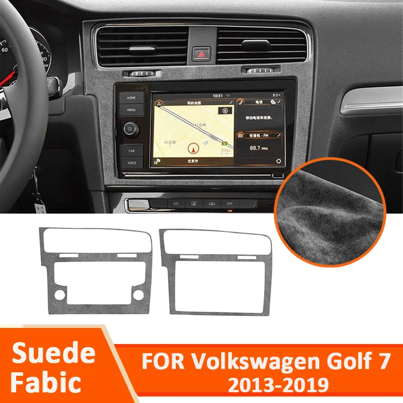 Soft Suede Fabic Car Center Air Outlet Vent Navigation Panel Frame Decoration Sticker For Volkswagen Golf 7 Golf 7.5 2013-2019
Soft Suede Fabic Car Center Air Outlet Vent Navigation Panel Frame Decoration Sticker For Volkswagen Golf 7 Golf 7.5 2013-2019
