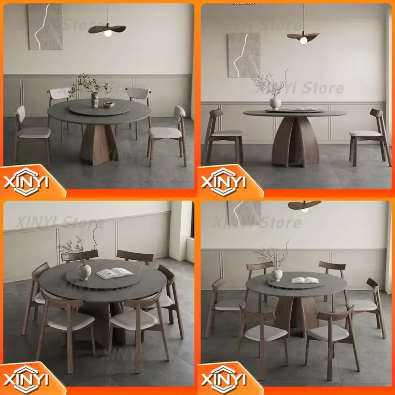 Nordic Luxury Dining Tables and Chairs Round Design Center Table for Kitchen Restaurant Wood Modern Mesa Comedor Home
Nordic Luxury Dining Tables and Chairs Round Design Center Table for Kitchen Restaurant Wood Modern Mesa Comedor Home
