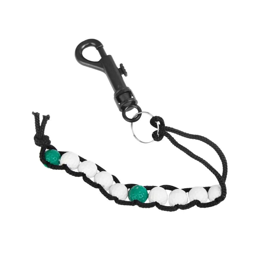 Plastic Golf Ball Bead Stroke Counter with Clip Easy Carry Rope for Golf Practice Scoring
Plastic Golf Ball Bead Stroke Counter with Clip Easy Carry Rope for Golf Practice Scoring
