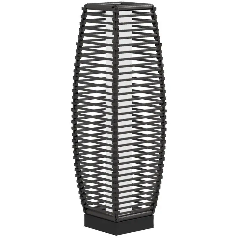 Rattan Solar Floor Lamp, 68cm Tall Outdoor Garden Lantern Pathway Light & Decorative Lighting with Auto On/Off LED Lights, IP
Rattan Solar Floor Lamp, 68cm Tall Outdoor Garden Lantern Pathway Light & Decorative Lighting with Auto On/Off LED Lights, IP