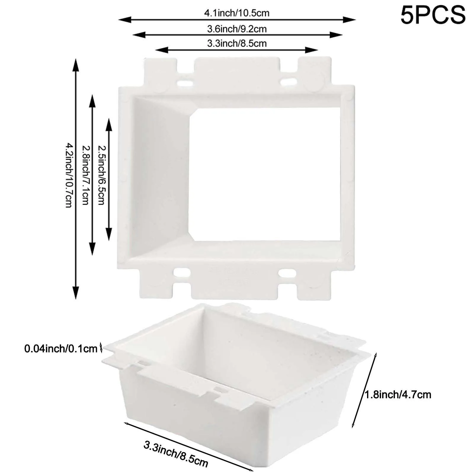 Electrical Installation Outlet Box Extender Electrical Outlet Extender Mounting Hardware Suitable For Thick Walls
Electrical Installation Outlet Box Extender Electrical Outlet Extender Mounting Hardware Suitable For Thick Walls