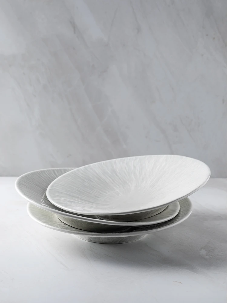 Deep White Western Ceramic Plate for Restaurant, Deep Pasta Dish, Restaurant Tableware, Dinner Plates, Nordic Dish, 10 in
Deep White Western Ceramic Plate for Restaurant, Deep Pasta Dish, Restaurant Tableware, Dinner Plates, Nordic Dish, 10 in