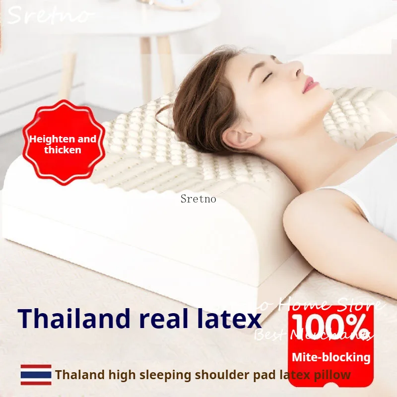 Natural Latex High Pillow Thickened Neck Protection Adult Rubber Pillows Core Hard Nap Pillow Help Sleep Body Pillows Almohadas
Natural Latex High Pillow Thickened Neck Protection Adult Rubber Pillows Core Hard Nap Pillow Help Sleep Body Pillows Almohadas