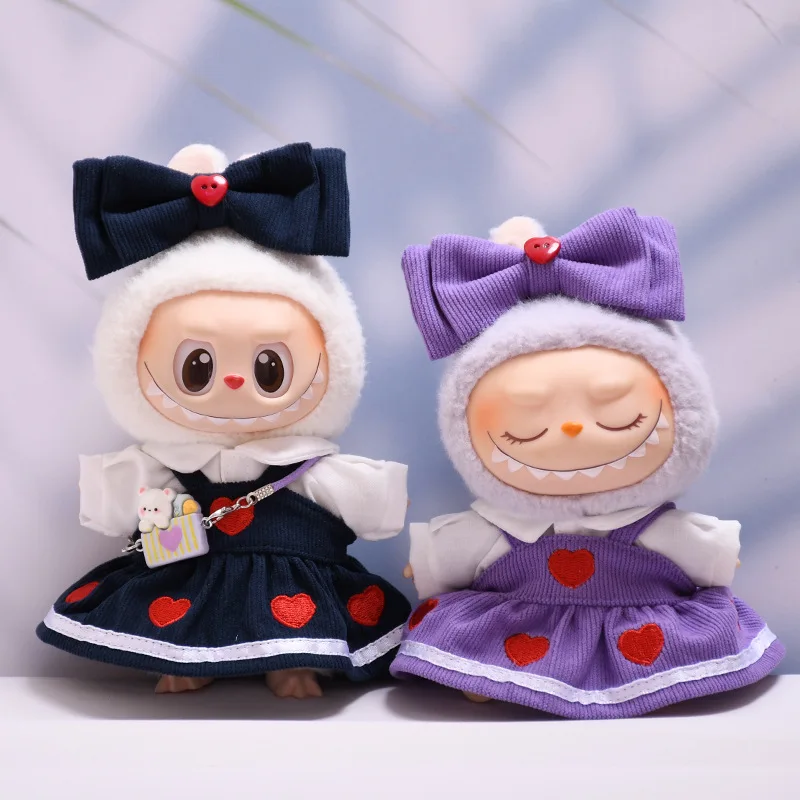 Doll Clothes Bowknot Heart Skirt Set Generation 10cm 1st 2nd and 3rd Generation Keychain Labubu Clothes Pendant Labubu
Doll Clothes Bowknot Heart Skirt Set Generation 10cm 1st 2nd and 3rd Generation Keychain Labubu Clothes Pendant Labubu