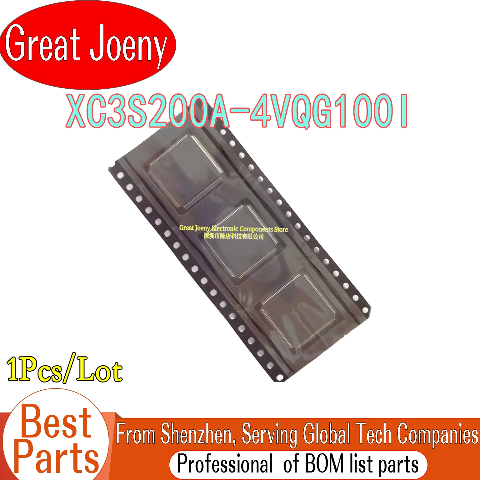 100% New Original XC3S200A XC3S200A-4VQG100I IC Chipset VQFP-100
100% New Original XC3S200A XC3S200A-4VQG100I IC Chipset VQFP-100
