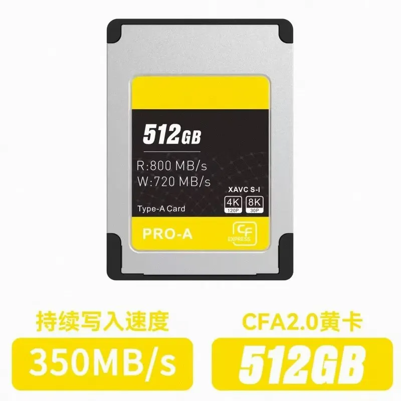 Карта памяти CFexpress Type-A CFE 80 ГБ 160 ГБ 256 ГБ 512 ГБ для Sony A1 FX6 FX3 A7S3 A7M4
Карта памяти CFexpress Type-A CFE 80 ГБ 160 ГБ 256 ГБ 512 ГБ для Sony A1 FX6 FX3 A7S3 A7M4