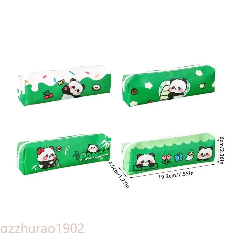 97QB Cartoon Panda Pencil Case Large Capacity PU Pencil Case Portable Pen Organizers
97QB Cartoon Panda Pencil Case Large Capacity PU Pencil Case Portable Pen Organizers