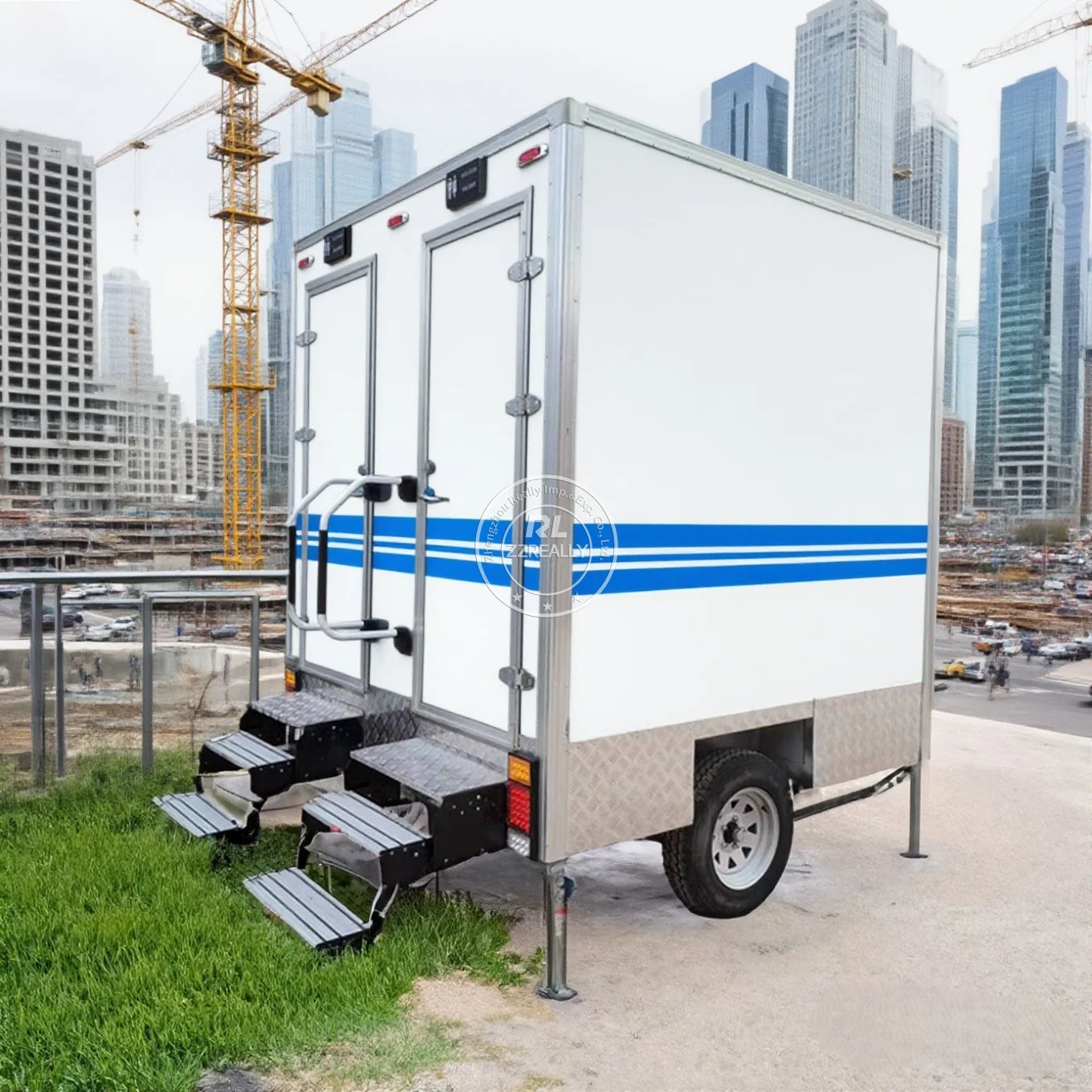 Portable Restroom Trailer Mobile Toilets Outdoor Luxury Toilet Trailer for Construction Sites
Portable Restroom Trailer Mobile Toilets Outdoor Luxury Toilet Trailer for Construction Sites
