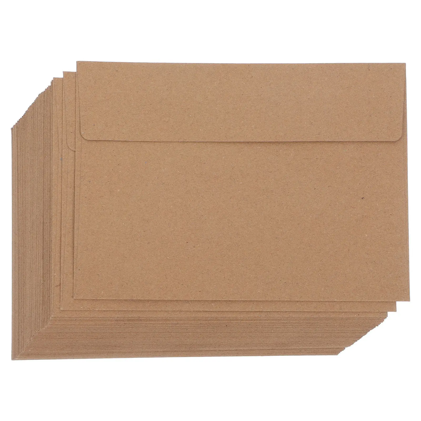 50Pcs Retro Kraft Paper Business Envelopes Self Flap for Wedding Invitation Cards Greeting Cards Holiday Use
50Pcs Retro Kraft Paper Business Envelopes Self Flap for Wedding Invitation Cards Greeting Cards Holiday Use