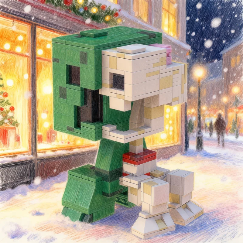 416pcs MOC Anatomy A Creeper My Worlded Model Building Christmas Gift Blocks Assemble Architecture Toy Creative Education Kids
416pcs MOC Anatomy A Creeper My Worlded Model Building Christmas Gift Blocks Assemble Architecture Toy Creative Education Kids