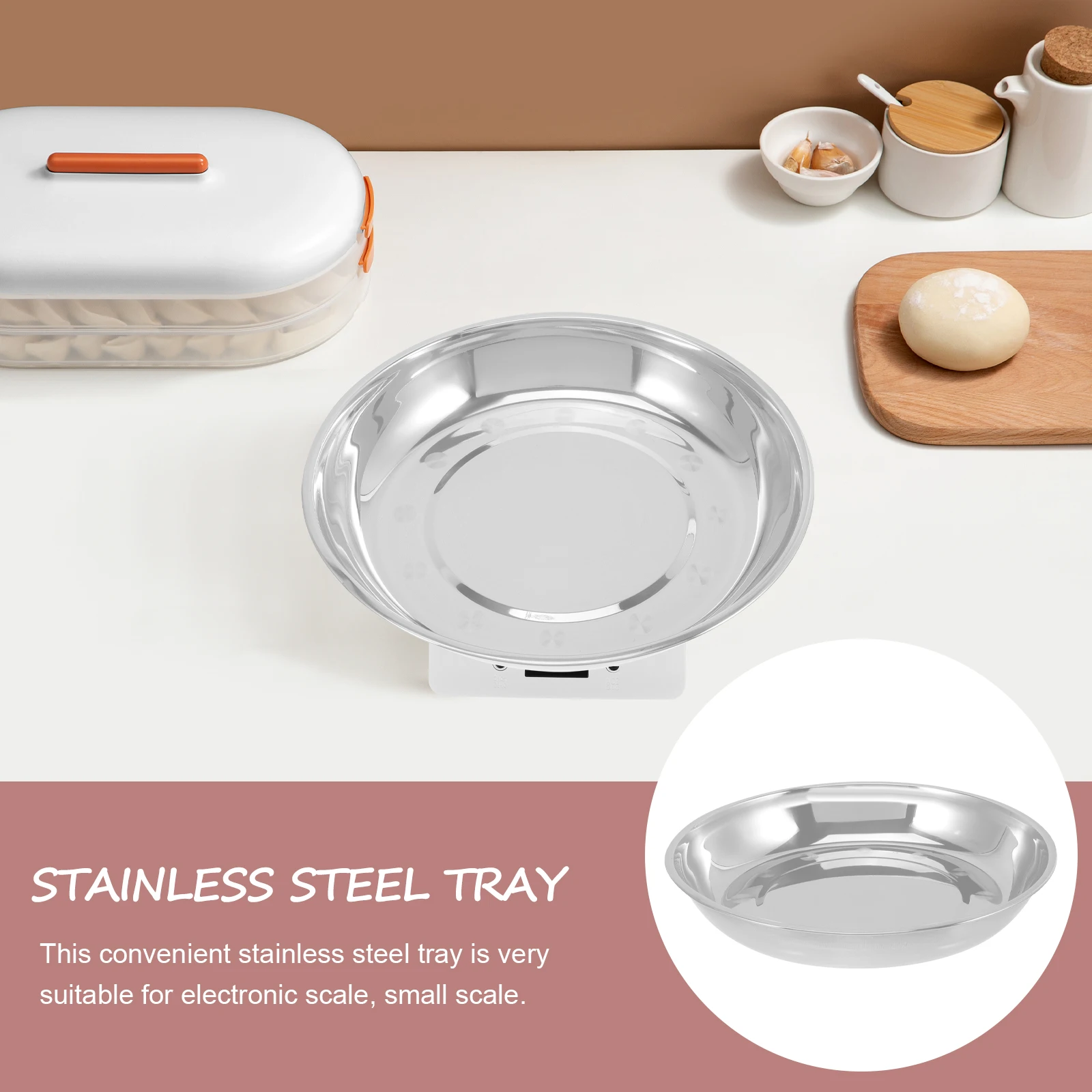 1 Stainless Steel Weighting Pan Electronic Scale Tray Measuring Powder Dish Kitchen Jewelry Store Cake Shop Weighing Tool
1 Stainless Steel Weighting Pan Electronic Scale Tray Measuring Powder Dish Kitchen Jewelry Store Cake Shop Weighing Tool