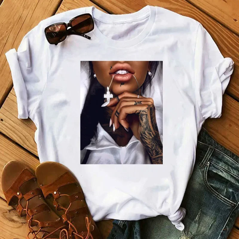 Maycaur New T Shirt Women Sexy Graphic Printed Tees Harajuku Femme Tshirt Casual Thin Section Tops Tee Personality Tshirt Clothe
Maycaur New T Shirt Women Sexy Graphic Printed Tees Harajuku Femme Tshirt Casual Thin Section Tops Tee Personality Tshirt Clothe