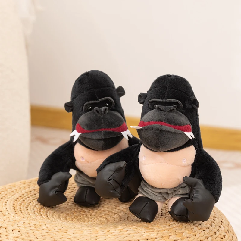 Hot Stuffed Monkey Gorilla Doll Plush Toy Wild Zoo Animal Black Fuzzy Soft Plushie Peluche Kids Birthday Gifts Decor
Hot Stuffed Monkey Gorilla Doll Plush Toy Wild Zoo Animal Black Fuzzy Soft Plushie Peluche Kids Birthday Gifts Decor