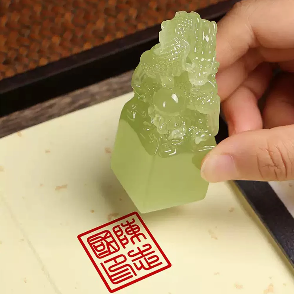 Hanko Stamp Dragon Stamps 25mm Square Resin Seal Customized Calligraphy Painting Signature School Teacher Gift
Hanko Stamp Dragon Stamps 25mm Square Resin Seal Customized Calligraphy Painting Signature School Teacher Gift