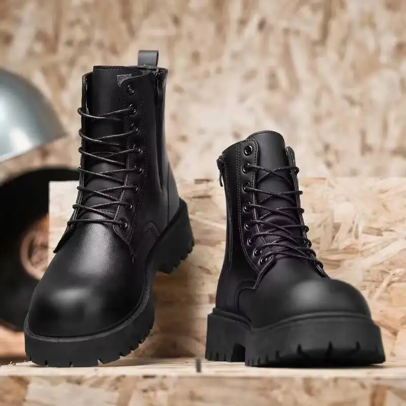 2026 Couple's Casual Four Season Men's And Women's High Top Leather Fashion Thick Soled Non Slip Plus Size Outdoor Boots
2026 Couple's Casual Four Season Men's And Women's High Top Leather Fashion Thick Soled Non Slip Plus Size Outdoor Boots