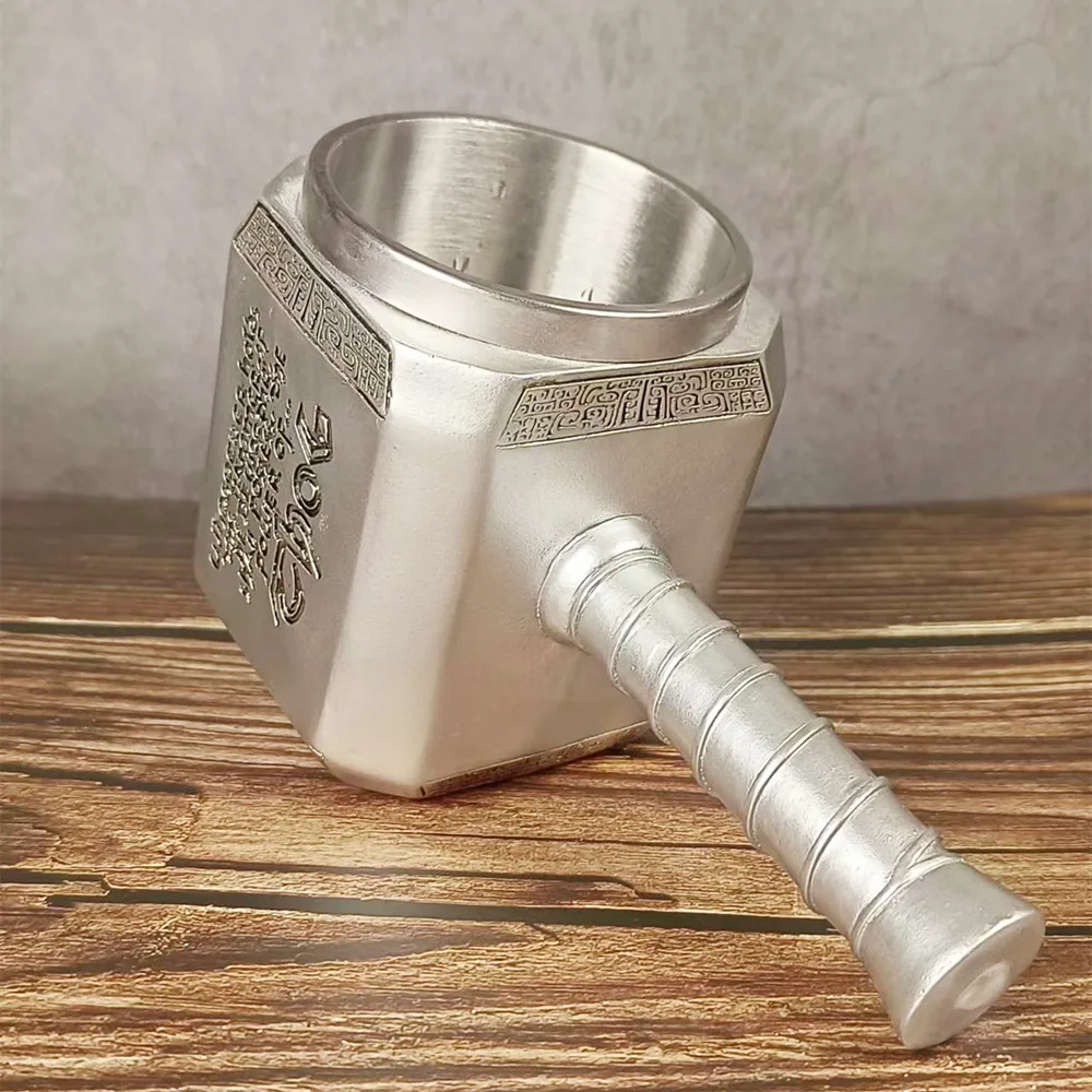 Hammer Shape Beer Mug With Stainless Steel Liner Viking Norse Mythical Design Large Capacity Tankard For Home Bar Party Gift
Hammer Shape Beer Mug With Stainless Steel Liner Viking Norse Mythical Design Large Capacity Tankard For Home Bar Party Gift
