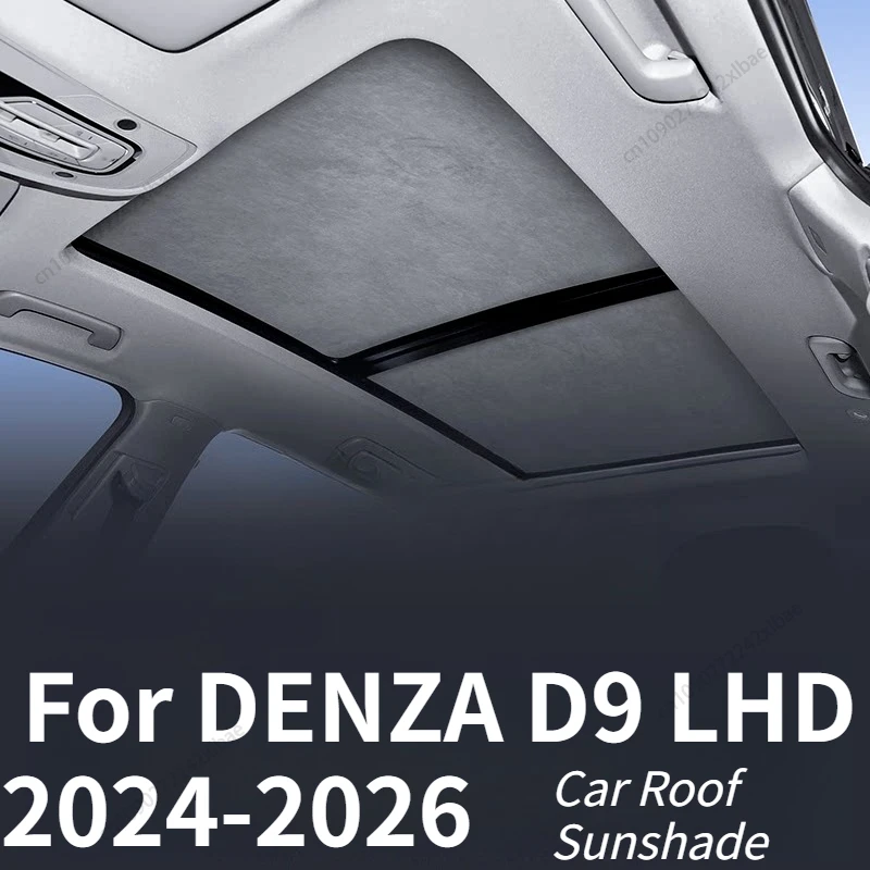 Sun Protection Heat Insulation Cover, Panoramic Roof Sunshade & Light Blocking, UV Protection Shield For DENZA D9 LHD 2024-2026
Sun Protection Heat Insulation Cover, Panoramic Roof Sunshade & Light Blocking, UV Protection Shield For DENZA D9 LHD 2024-2026