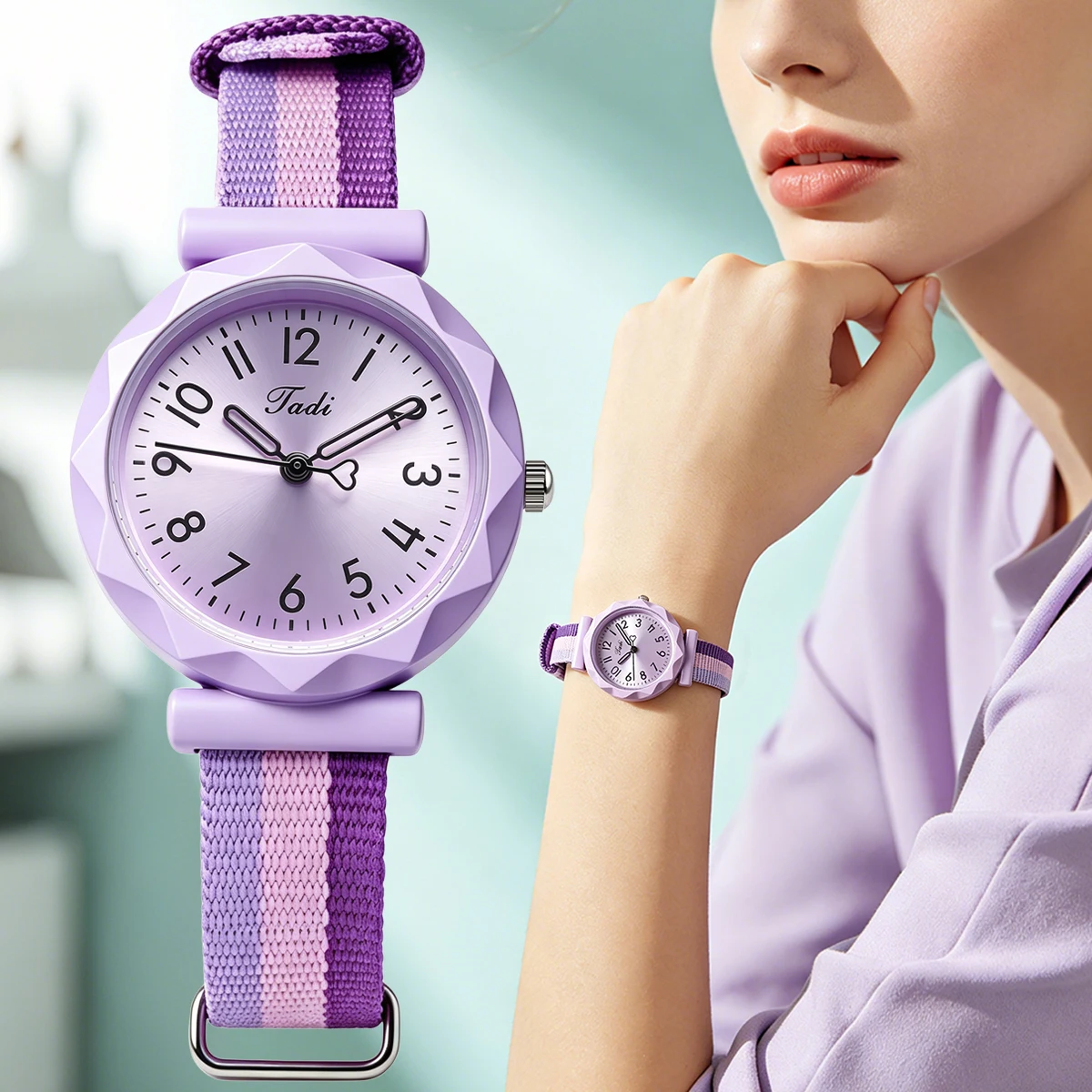 Ladies' Casual Sports Temperament Woven Quartz Watch Women Wristwatch
Ladies' Casual Sports Temperament Woven Quartz Watch Women Wristwatch