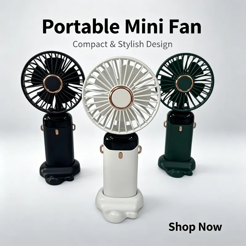 Small USB-powered fan, portable mini desktop outdoor silent electric fan with display
Small USB-powered fan, portable mini desktop outdoor silent electric fan with display