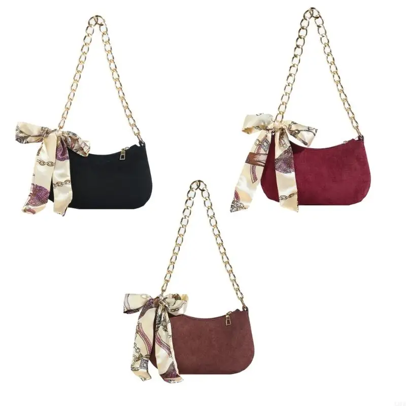Women Crossbody Bag Gold Chain Shoulder Bag with Scarves PU Leather Armpit Bag Autumn Winter Handbag Purse Commuting Bag
Women Crossbody Bag Gold Chain Shoulder Bag with Scarves PU Leather Armpit Bag Autumn Winter Handbag Purse Commuting Bag