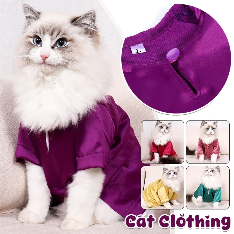 Breathable Summer Cat Dress Pet Clothes Silk-Like Fashionable Shirt Traditional Chinese Style Lightweight Non-Stick Fur
Breathable Summer Cat Dress Pet Clothes Silk-Like Fashionable Shirt Traditional Chinese Style Lightweight Non-Stick Fur