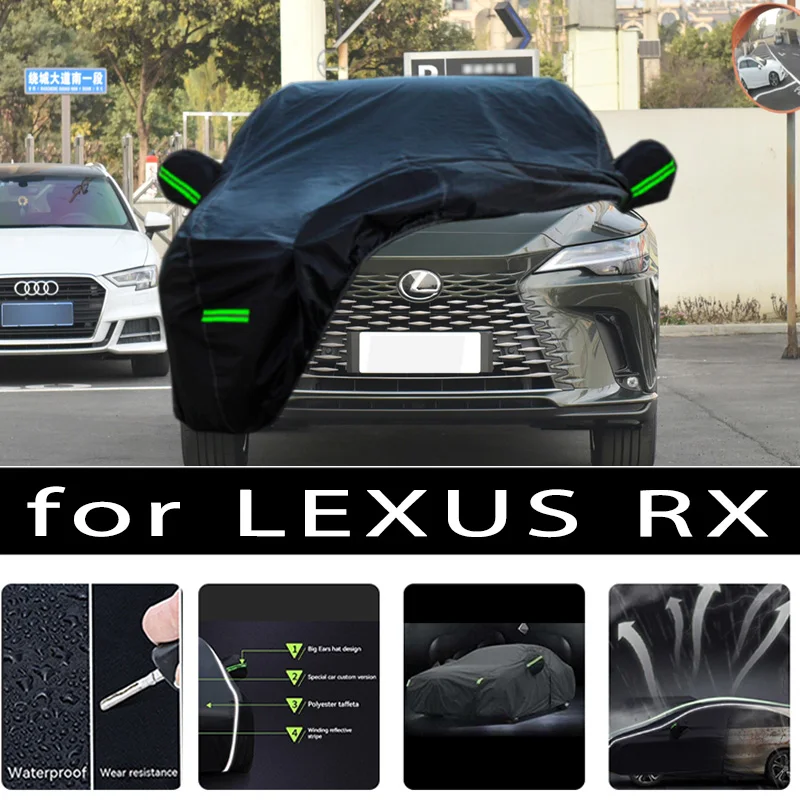 For LEXUS RX Car Covers Outdoor Waterproof Sun Rain Snow Protection UV Auto Cover 190T Car Protective Full Covers
For LEXUS RX Car Covers Outdoor Waterproof Sun Rain Snow Protection UV Auto Cover 190T Car Protective Full Covers
