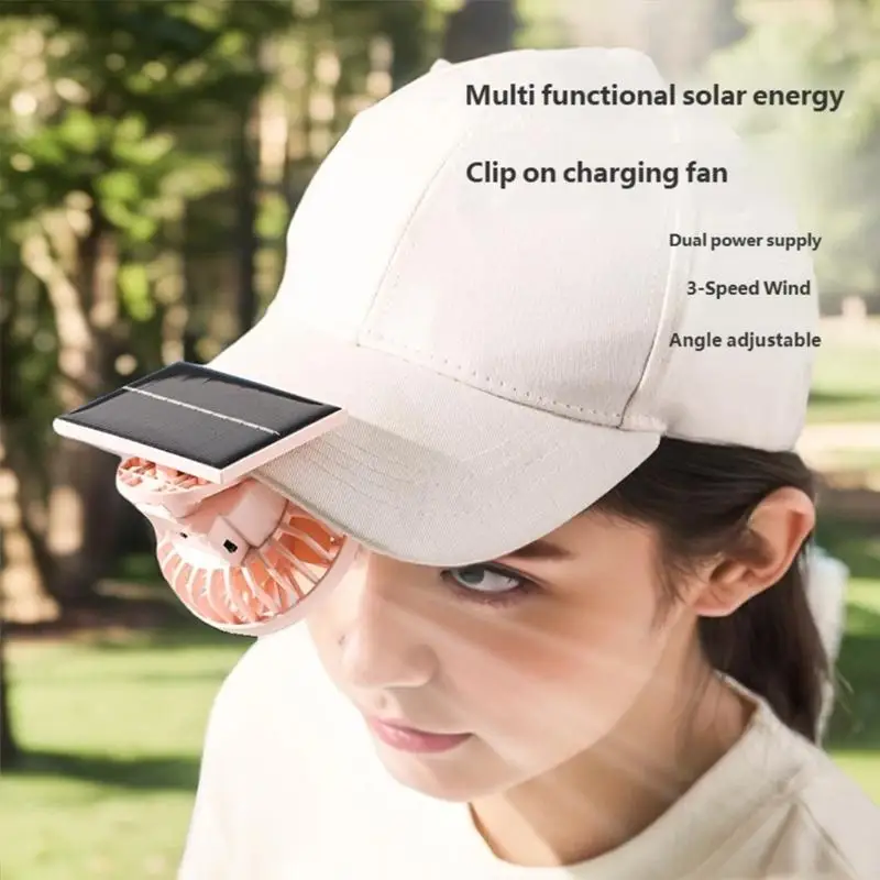 D0AB Multifunctional Clip on Hat Fan Portable Solar Powered Lightweight 3 Speed
D0AB Multifunctional Clip on Hat Fan Portable Solar Powered Lightweight 3 Speed