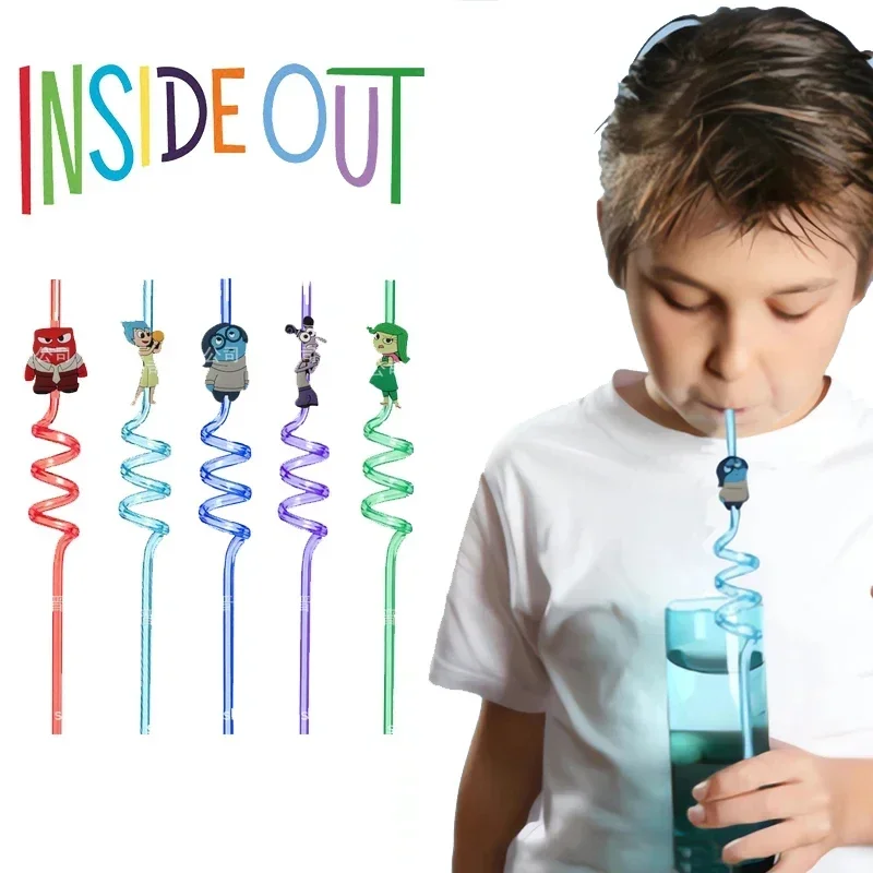 5pcs Inside Out 2 Beverage Straw Decoration Cartoon Anime Shape Sadness Joy Anger Party Supplies Gifts Children's Birthday Party
5pcs Inside Out 2 Beverage Straw Decoration Cartoon Anime Shape Sadness Joy Anger Party Supplies Gifts Children's Birthday Party