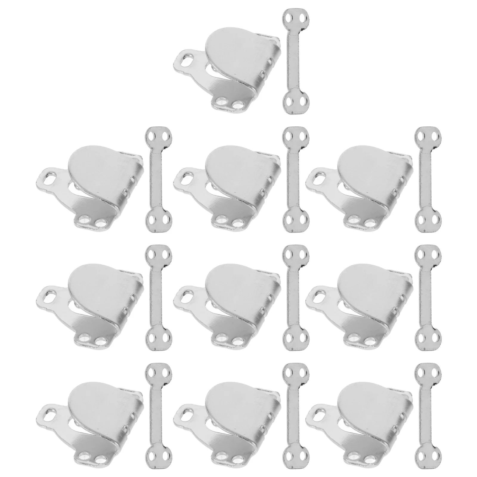 10 Sets Hook and Eye Button Pant Hooks Skirt Sewing Coat Dress Adjuster for Pants Wrought Iron Women's Outfits
10 Sets Hook and Eye Button Pant Hooks Skirt Sewing Coat Dress Adjuster for Pants Wrought Iron Women's Outfits