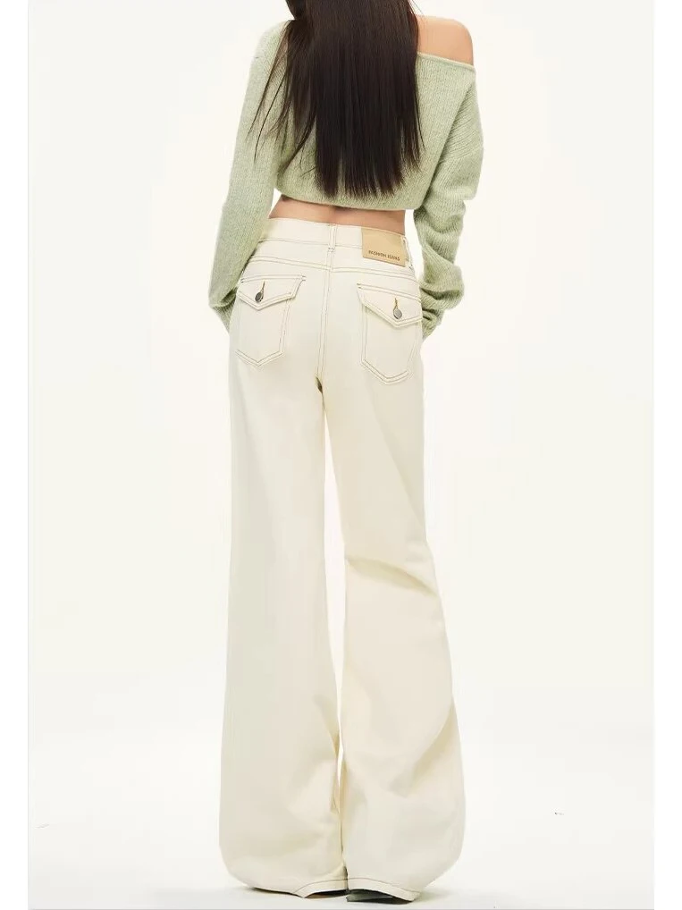 High Waist Bell Bot Jeans Women plus Size Loose Fit Slimming Autumn Winter Denim Pants American Sle ket Detail Medium...
High Waist Bell Bot Jeans Women plus Size Loose Fit Slimming Autumn Winter Denim Pants American Sle ket Detail Medium...