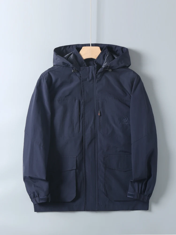 Tech Tee-in-One Hooded Jaet Multiple kets Workwear Windproof Outdoor Men's Spring Autumn Loose Casual Top
Tech Tee-in-One Hooded Jaet Multiple kets Workwear Windproof Outdoor Men's Spring Autumn Loose Casual Top