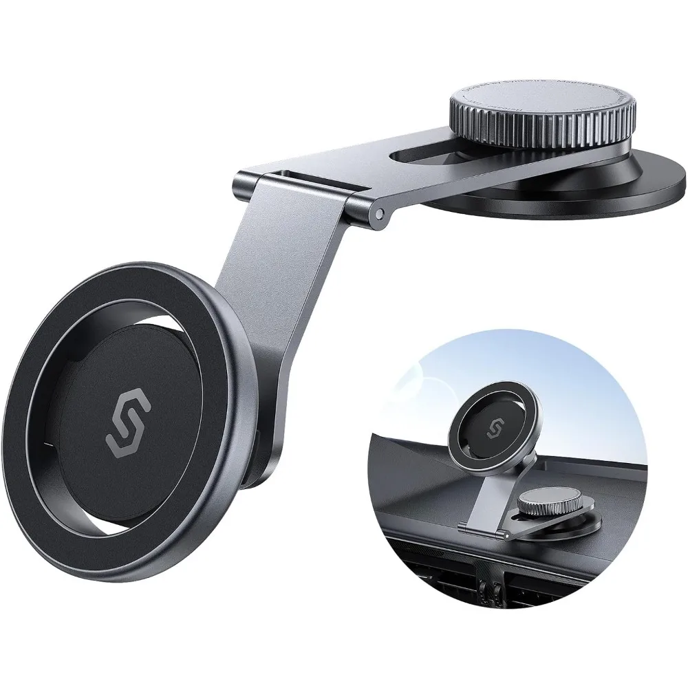 Fits MagSafe Car Mount for Universal Dashboard,Tesla Screen, Magnetic Phone Holder for Car, Foldable Aluminum Alloy Arm,Super
Fits MagSafe Car Mount for Universal Dashboard,Tesla Screen, Magnetic Phone Holder for Car, Foldable Aluminum Alloy Arm,Super