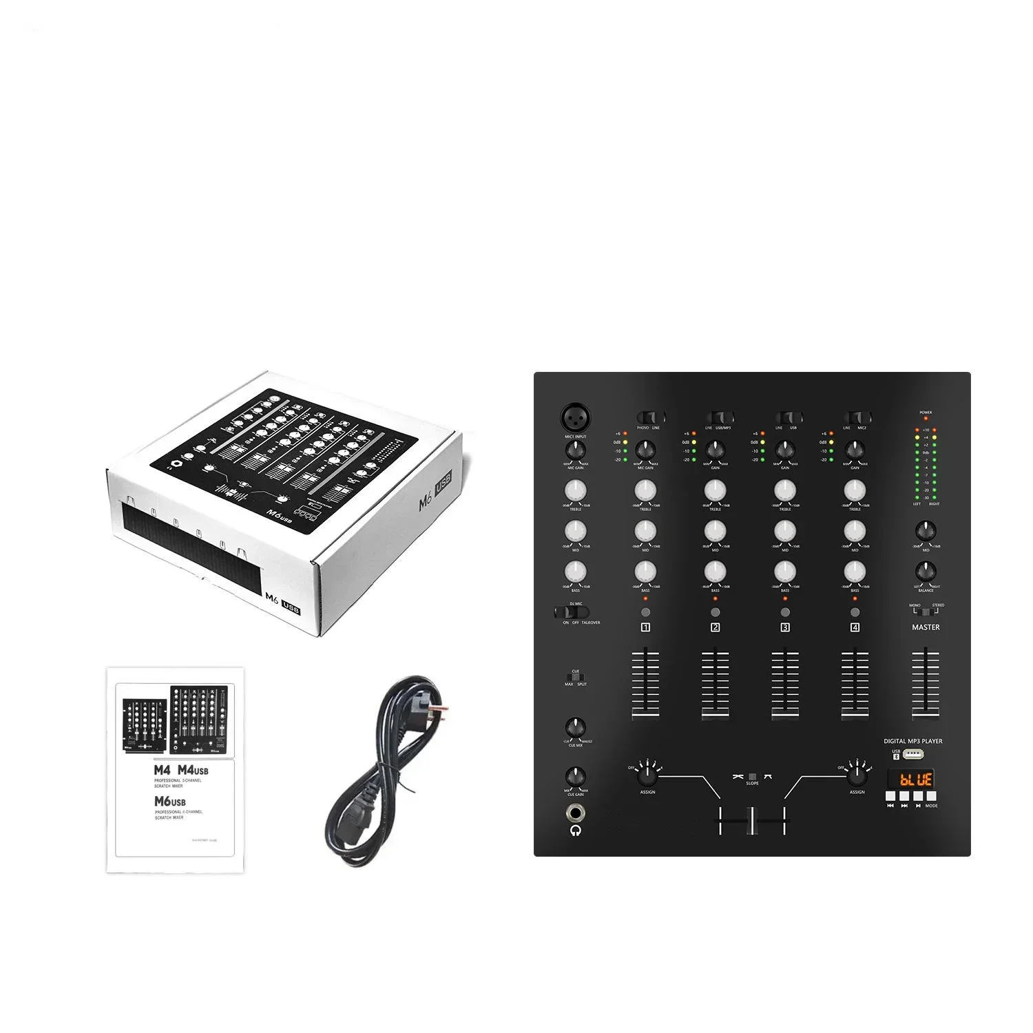 6-канальный недорогой USB аудиомикшер, DJ-контроллер, стереосистема микширования с регулировкой скорости и 3-полосным эквалайзером, цена от производителя
6-канальный недорогой USB аудиомикшер, DJ-контроллер, стереосистема микширования с регулировкой скорости и 3-полосным эквалайзером, цена от производителя