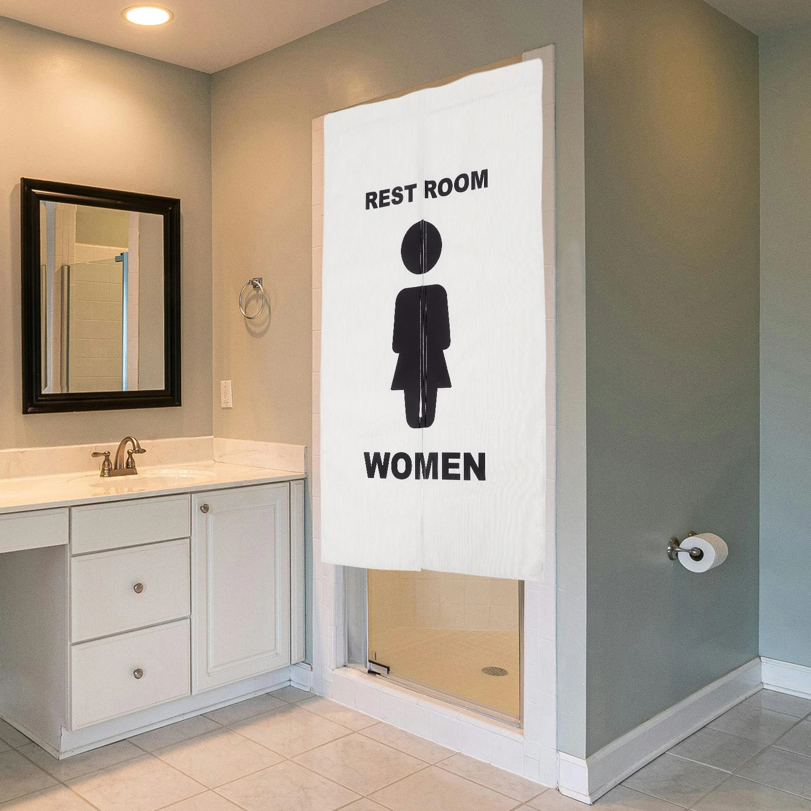 Toilet Door Curtain Decorative for Creative Hanging No Punching Curtains Doorways Bedroom Polyester Blackout
Toilet Door Curtain Decorative for Creative Hanging No Punching Curtains Doorways Bedroom Polyester Blackout