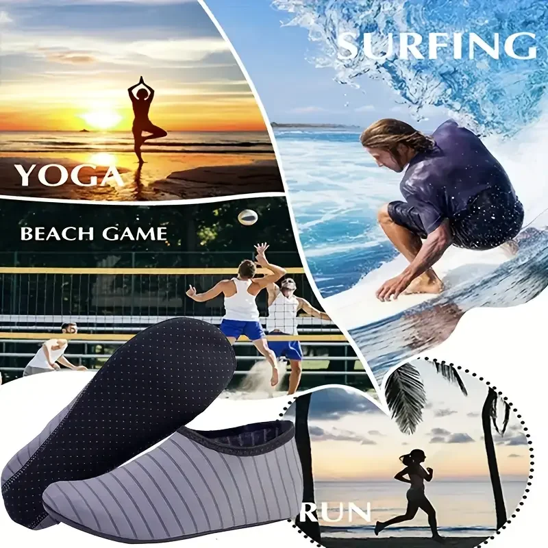 Пляжная обувь для воды, пляжные кроссовки, носки, мужская обувь для йоги босиком, быстросохнущая обувь для серфинга и плавания, носки для водной кожи босиком
Пляжная обувь для воды, пляжные кроссовки, носки, мужская обувь для йоги босиком, быстросохнущая обувь для серфинга и плавания, носки для водной кожи босиком