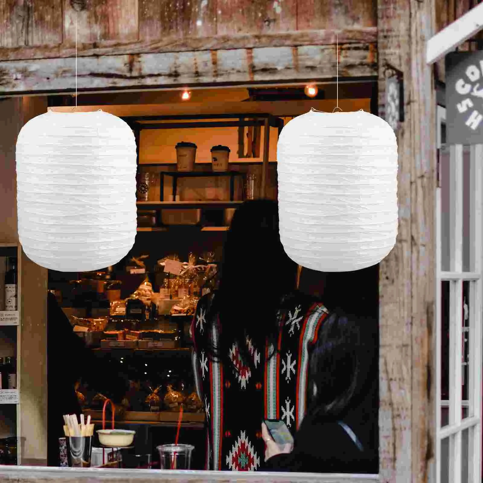 White Paper Lanterns Folding Paper Lanterns Hanging Lanterns Home Garden Party Decorations Festive Supplies Event Party Supplies
White Paper Lanterns Folding Paper Lanterns Hanging Lanterns Home Garden Party Decorations Festive Supplies Event Party Supplies